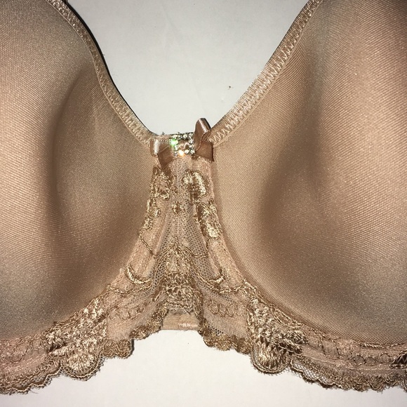 Lunaire Milan Spacer T-shirt Bra Nude 36C 36D - Picture 2 of 4